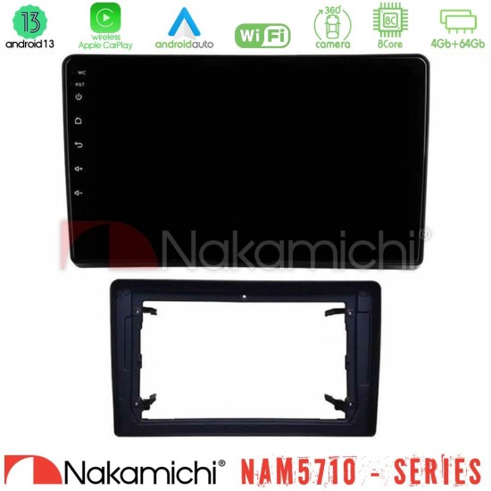 Nakamichi NAM5710 Series 8Core Android13 4+64GB  Chrysler / Dodge / Jeep Navigation Multimedia Tablet 10"