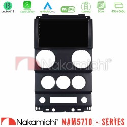 Nakamichi NAM5710 Series 8Core Android13 4+64GB  Jeep Wrangler 2Door 2008-2010 Navigation Multimedia Tablet 9"