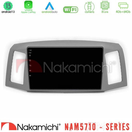 Nakamichi NAM5710 Series 8Core Android13 4+64GB  Jeep Grand Cherokee 2005-2007 Navigation Multimedia Tablet 10"