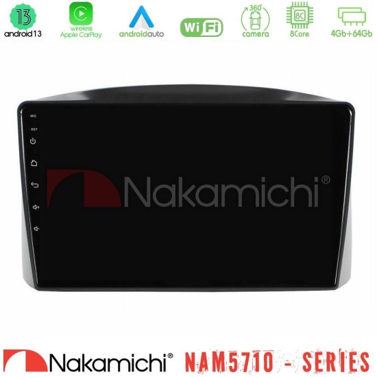 Nakamichi NAM5710 Series 8Core Android13 4+64GB  Jeep Grand Cherokee 2005-2007 Navigation Multimedia Tablet 10"