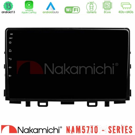 Nakamichi NAM5710 Series 8Core Android13 4+64GB  Kia Stonic Navigation Multimedia Tablet 9"