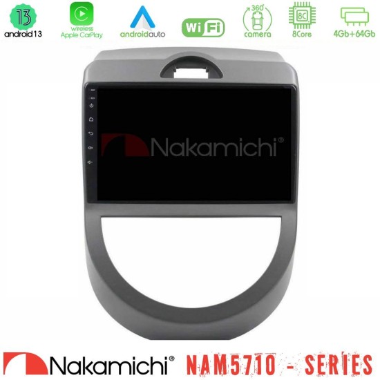 Nakamichi NAM5710 Series 8Core Android13 4+64GB Kia Soul 2009-2011 Navigation Multimedia Tablet 9"