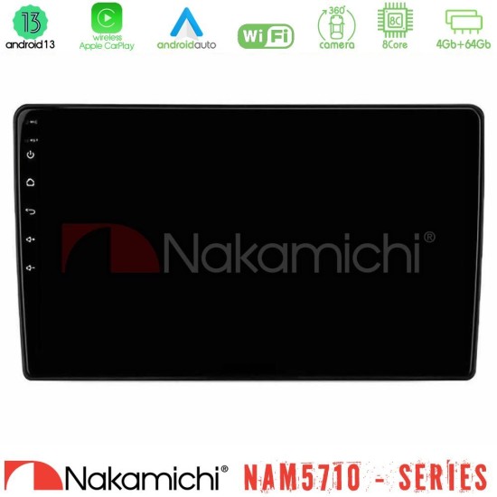 Nakamichi NAM5710 Series 8Core Android13 4+64GB  Kia Ceed 2007-2009 Navigation Multimedia Tablet 9"