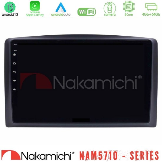 Nakamichi NAM5710 Series 8Core Android13 4+64GB  Mercedes Vito 2015-2021 Navigation Multimedia Tablet 10"