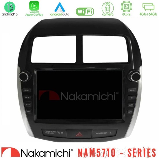 Nakamichi NAM5710 Series 8Core Android13 4+64GB Mitsubishi ASX 2013-2018 Navigation Multimedia Tablet 9" Nakamichi NAM5710 Series 8Core Android13 4+64GB Mitsubishi ASX 2013-2018 Navigation Multimedia Tablet 9"