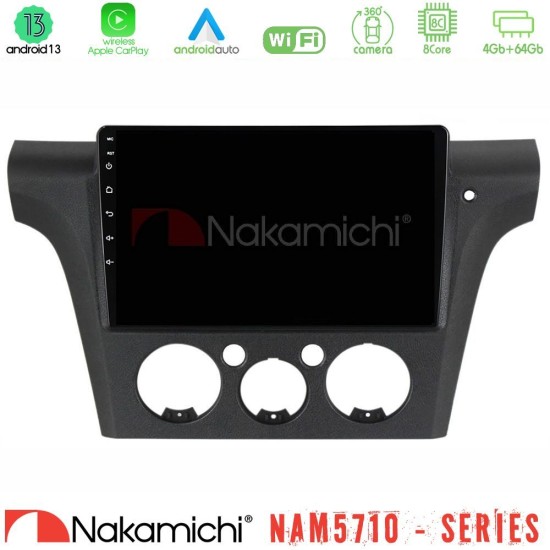 Nakamichi NAM5710 Series 8Core Android13 4+64GB Mitsubishi Outlander 2002 – 2007 Navigation Multimedia Tablet 9"