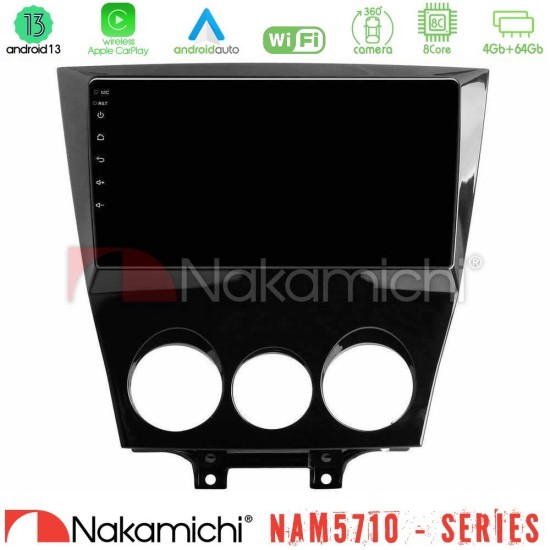 Nakamichi NAM5710 Series 8Core Android13 4+64GB  Mazda RX8 2008-2012 Navigation Multimedia Tablet 9"