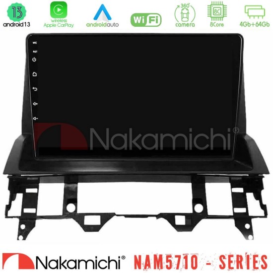 Nakamichi NAM5710 Series 8Core Android13 4+64GB  Mazda6 2002-2006 Navigation Multimedia Tablet 10"