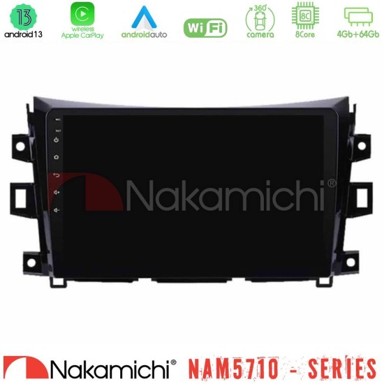 Nakamichi NAM5710 Series 8Core Android13 4+64GB  Nissan Navara NP300 Navigation Multimedia Tablet 9"