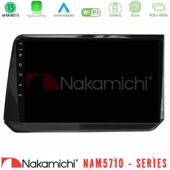 Nakamichi NAM5710 Series 8Core Android13 4+64GB Nissan Note 2021-2026 RHD Navigation Multimedia Tablet 10"