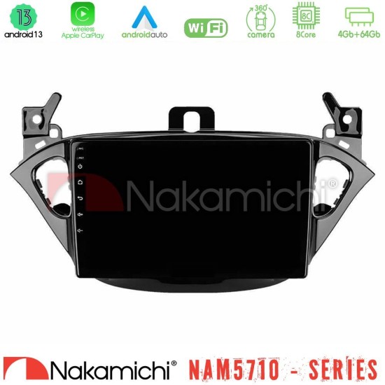Nakamichi NAM5710 Series 8Core Android13 4+64GB Opel Corsa E/Adam Navigation Multimedia Tablet 9" Nakamichi NAM5710 Series 8Core Android13 4+64GB Opel Corsa E/Adam Navigation Multimedia Tablet 9"