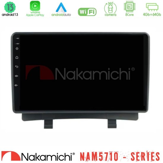 Nakamichi NAM5710 Series 8Core Android13 4+64GB  Opel Zafira 2012-2016 Navigation Multimedia Tablet 9"