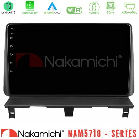 Nakamichi NAM5710 Series 8Core Android13 4+64GB  Peugeot Partner / Citroën Berlingo 2002-2008 Navigation Multimedia Tablet 9"
