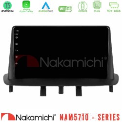 Nakamichi NAM5710 Series 8Core Android13 4+64GB  Renault Megane 3 2009-2013 Navigation Multimedia Tablet 9"