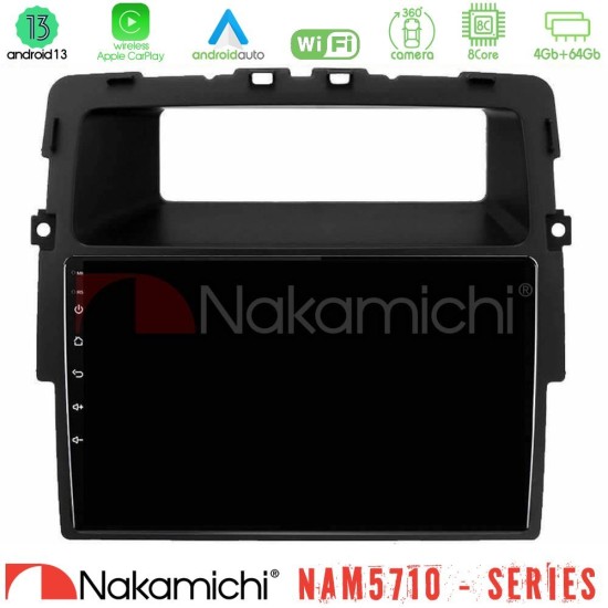 Nakamichi NAM5710 Series 8Core Android13 4+64GB  Renault/Nissan/Opel Navigation Multimedia Tablet 10"