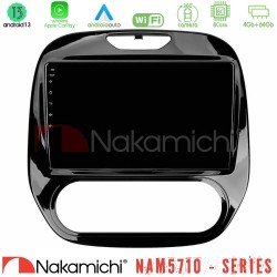 Nakamichi NAM5710 Series 8Core Android13 4+64GB  Renault Captur 2013-2019 (Manual AC) Navigation Multimedia Tablet 9"