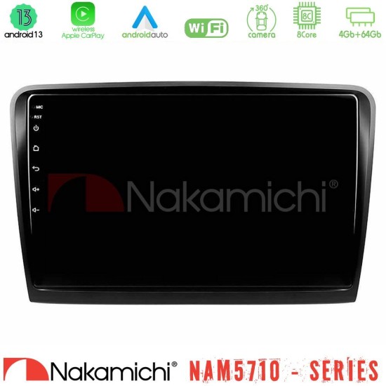 Nakamichi NAM5710 Series 8Core Android13 4+64GB  Skoda Superb 2008-2015 Navigation Multimedia Tablet 10"