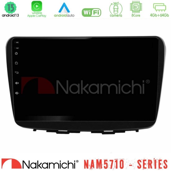 Nakamichi NAM5710 Series 8Core Android13 4+64GB  Suzuki Baleno 2016-2021 Navigation Multimedia Tablet 9"