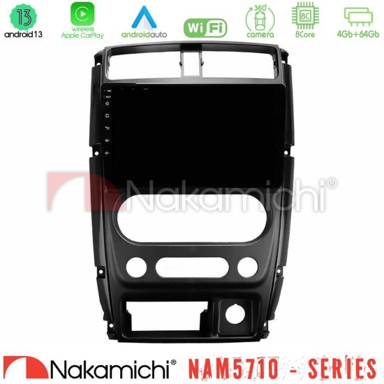Nakamichi NAM5710 Series 8Core Android13 4+64GB Suzuki Jimny 2007-2017 Navigation Multimedia Tablet 9" Nakamichi NAM5710 Series 8Core Android13 4+64GB Suzuki Jimny 2007-2017 Navigation Multimedia Tablet 9"