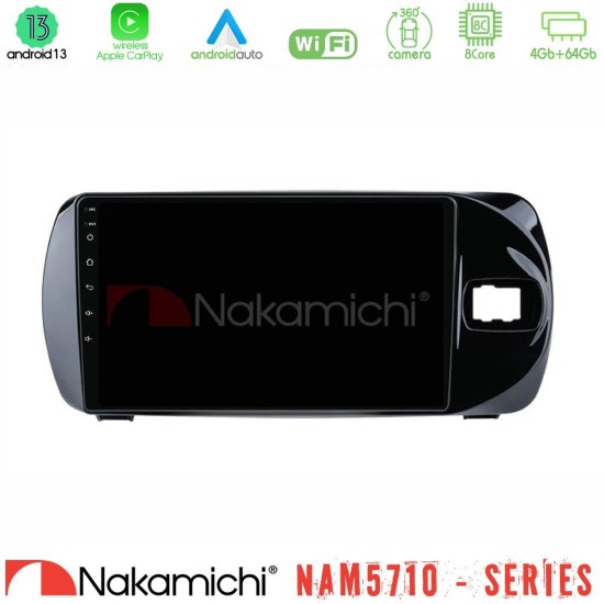Nakamichi NAM5710 Series 8Core Android13 4+64GB Toyota Yaris (Vitz) 2015-2020 RHD Navigation Multimedia Tablet 9" Nakamichi NAM5710 Series 8Core Android13 4+64GB Toyota Yaris (Vitz) 2015-2020 RHD Navigation Multimedia Tablet 9"