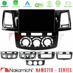 Nakamichi NAM5710 Series 8Core Android13 4+64GB Toyota Hilux 2007-2016 Navigation Multimedia Tablet 9"