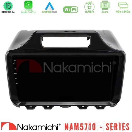 Nakamichi NAM5710 Series 8Core Android13 4+64GB  Toyota iQ 2008 – 2015 Navigation Multimedia Tablet 9"