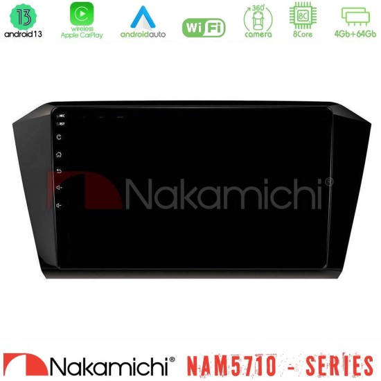 Nakamichi NAM5710 Series 8Core Android13 4+64GB VW Passat Navigation Multimedia Tablet 10" Nakamichi NAM5710 Series 8Core Android13 4+64GB VW Passat Navigation Multimedia Tablet 10"