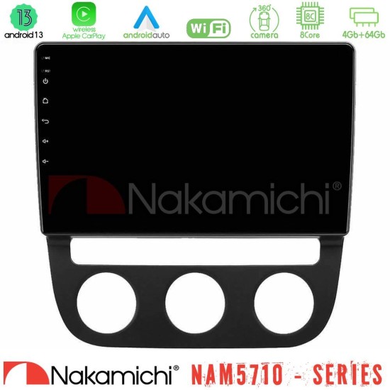 Nakamichi NAM5710 Series 8Core Android13 4+64GB  VW Jetta Navigation Multimedia Tablet 10"
