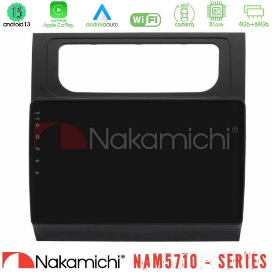 Nakamichi NAM5710 Series 8Core Android13 4+64GB  VW Touran 2011-2015 Navigation Multimedia Tablet 10"