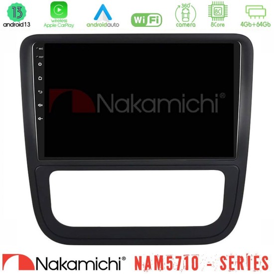 Nakamichi NAM5710 Series 8Core Android13 4+64GB VW Scirocco 2008-2014 Navigation Multimedia Tablet 9" (Μαύρο Χρώμα) Nakamichi NAM5710 Series 8Core Android13 4+64GB VW Scirocco 2008-2014 Navigation Multimedia Tablet 9" (Μαύρο Χρώμα)