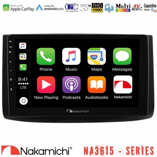 Nakamichi NA3615 Series Με Wireless Carplay & Android Auto Chevrolet Aveo 2006-2010 Media Station Tablet 9" Nakamichi NA3615 Series Με Wireless Carplay & Android Auto Chevrolet Aveo 2006-2010 Media Station Tablet 9"