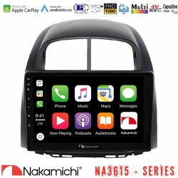 Nakamichi NA3615 Series Με Wireless Carplay & Android Auto  Daihatsu Sirion/Subaru Justy Media Station Tablet 9"