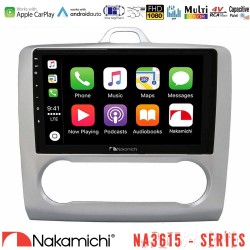 Nakamichi NA3615 Series Με Wireless Carplay & Android Auto  Ford Focus Auto AC Media Station Tablet 9"