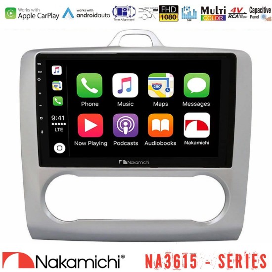 Nakamichi NA3615 Series Με Wireless Carplay & Android Auto Ford Focus Auto AC Media Station Tablet 9" Nakamichi NA3615 Series Με Wireless Carplay & Android Auto Ford Focus Auto AC Media Station Tablet 9"