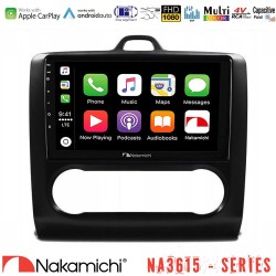 Nakamichi NA3615 Series Με Wireless Carplay & Android Auto  Ford Focus Auto AC Media Station Tablet 9" (Μαύρο Χρώμα)