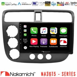 Nakamichi NA3615 Series Με Wireless Carplay & Android Auto Honda Civic 2001-2005 Media Station Tablet 9" Nakamichi NA3615 Series Με Wireless Carplay & Android Auto Honda Civic 2001-2005 Media Station Tablet 9"