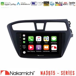 Nakamichi NA3615 Series Με Wireless Carplay & Android Auto Hyundai i20 2014-2018 RHD Media Station Tablet 9″
