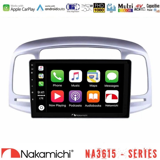 Nakamichi NA3615 Series Με Wireless Carplay & Android Auto Hyundai Accent 2006-2011 Media Station Tablet 9" Nakamichi NA3615 Series Με Wireless Carplay & Android Auto Hyundai Accent 2006-2011 Media Station Tablet 9"