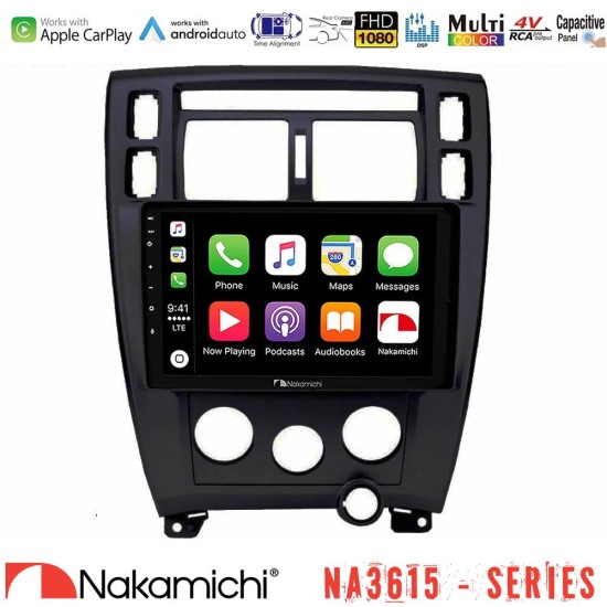 Nakamichi NA3615 Series Με Wireless Carplay & Android Auto  Hyundai Tucson Media Station Tablet 9"    (Μαύρο)