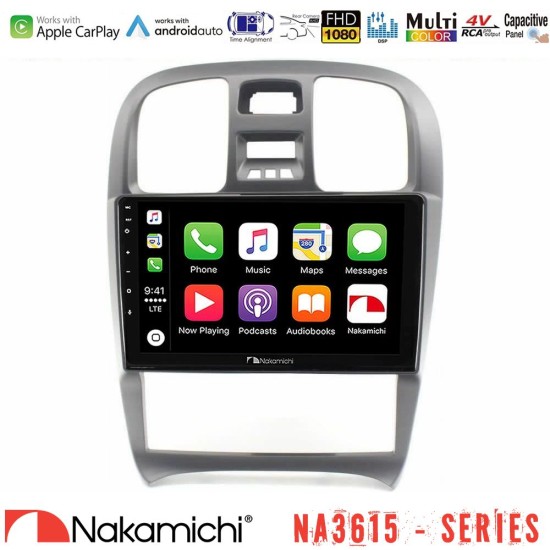 Nakamichi NA3615 Series Με Wireless Carplay & Android Auto Hyundai Sonata 2001-2005 Media Station Tablet 9"