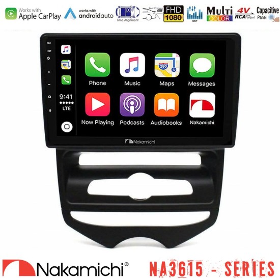 Nakamichi NA3615 Series Με Wireless Carplay & Android Auto Hyundai ix20 2010-2020 (MANUAL A/C) Media Station Tablet 9"