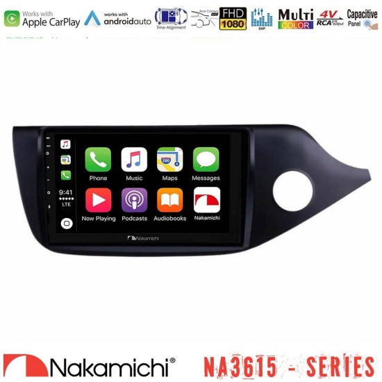 Nakamichi NA3615 Series Με Wireless Carplay & Android Auto Kia Cee’d/ProCeed 2013-2017 RHD Media Station Tablet 9″