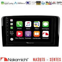 Nakamichi NA3615 Series Με Wireless Carplay & Android Auto Mercedes ML/GL Class Media Station Tablet 9"
