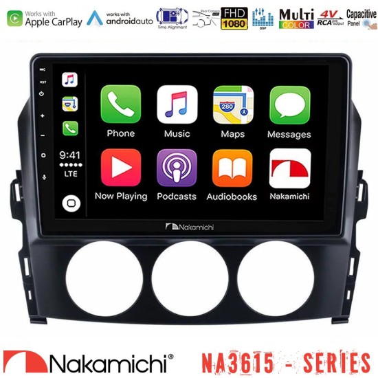 Nakamichi NA3615 Series Με Wireless Carplay & Android Auto Mazda MX-5 2006-2008 Media Station Tablet 9" Nakamichi NA3615 Series Με Wireless Carplay & Android Auto Mazda MX-5 2006-2008 Media Station Tablet 9"