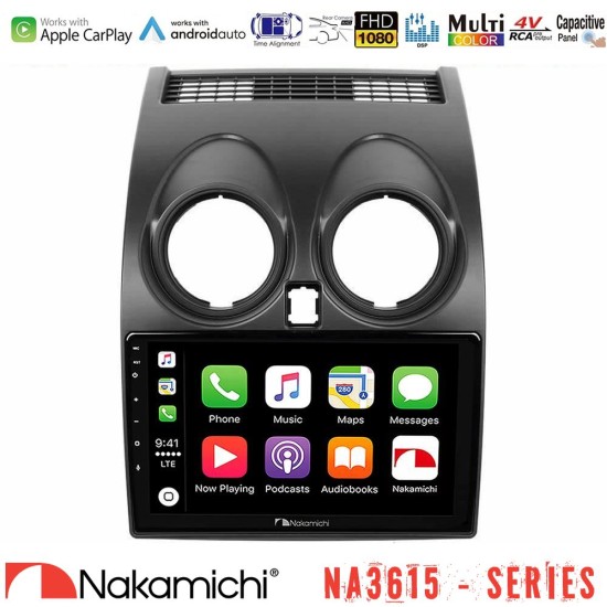 Nakamichi NA3615 Series Με Wireless Carplay & Android Auto Nissan Qashqai J10 Media Station Tablet 9" Nakamichi NA3615 Series Με Wireless Carplay & Android Auto Nissan Qashqai J10 Media Station Tablet 9"