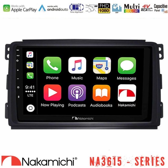 Nakamichi NA3615 Series Με Wireless Carplay & Android Auto Smart 451 Media Station Tablet 9" Nakamichi NA3615 Series Με Wireless Carplay & Android Auto Smart 451 Media Station Tablet 9"