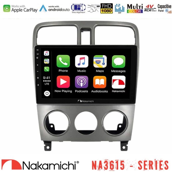 Nakamichi NA3615 Series Με Wireless Carplay & Android Auto Subaru Forester 2003-2007 Media Station Tablet 9" Nakamichi NA3615 Series Με Wireless Carplay & Android Auto Subaru Forester 2003-2007 Media Station Tablet 9"