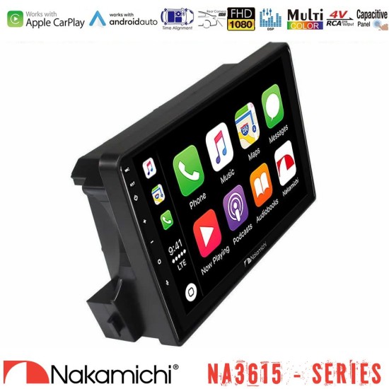 Nakamichi NA3615 Series Με Wireless Carplay & Android Auto Ssangyong Actyon/Kyron 2005-2014 Media Station Tablet 9"