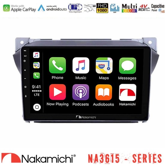 Nakamichi NA3615 Series Με Wireless Carplay & Android Auto Suzuki Alto amp; Nissan Pixo Media Station Tablet 9" Nakamichi NA3615 Series Με Wireless Carplay & Android Auto Suzuki Alto amp; Nissan Pixo Media Station Tablet 9"