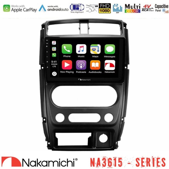 Nakamichi NA3615 Series Με Wireless Carplay & Android Auto Suzuki Jimny 2007-2017 Media Station Tablet 9" Nakamichi NA3615 Series Με Wireless Carplay & Android Auto Suzuki Jimny 2007-2017 Media Station Tablet 9"